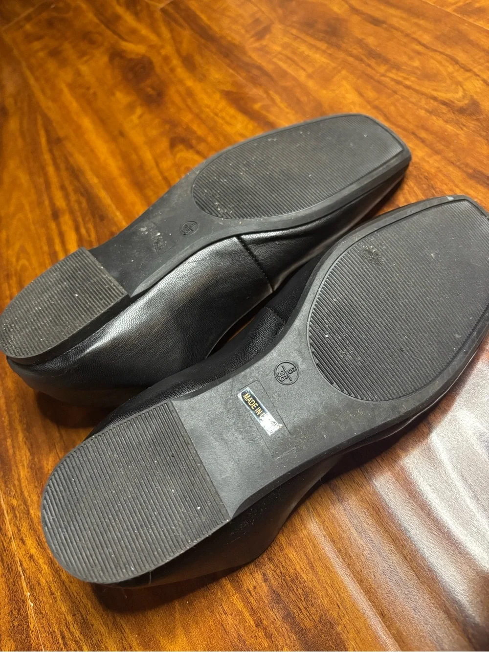 BAMBOO Black Flat Slip ons